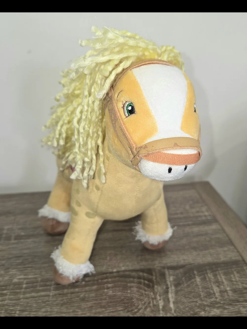 Strawberry Shortcake's Honey Pie Tan Spotted Horse w Reins 10